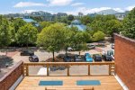 Spacious back deck - 500 sqft - property offers 2 yoga mats